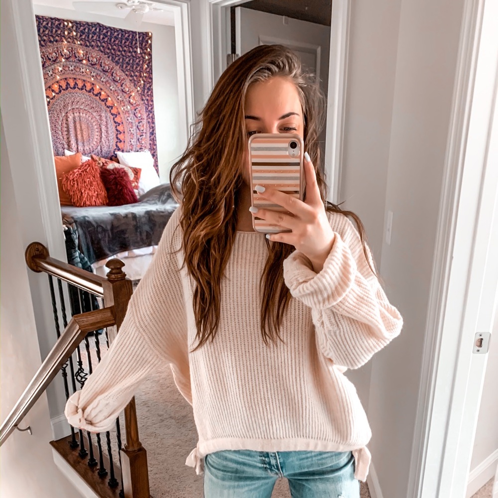 Adorable tie sweater